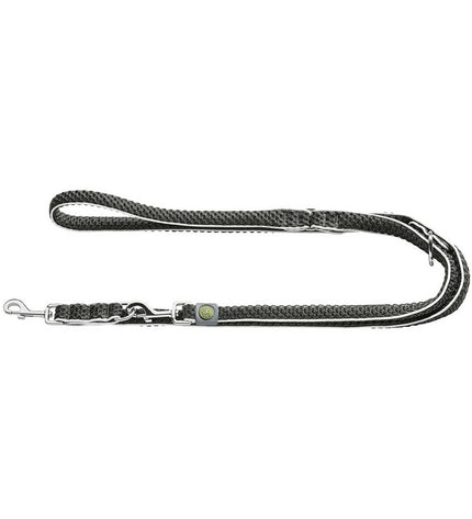 Hunter HILO dog leash in anthracite color, 200 cm long, made of durable material, suitable for walking dogs.