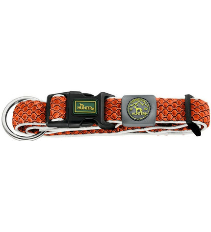 Orange Hunter Plus Draad dog collar for small dogs, size XS (45-70 cm), featuring durable design and adjustable fit.