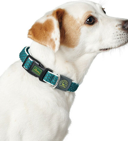 Hunter Basic brown dog collar with wire, medium size 33-50 cm, made for dogs, durable and comfortable pet accessory.