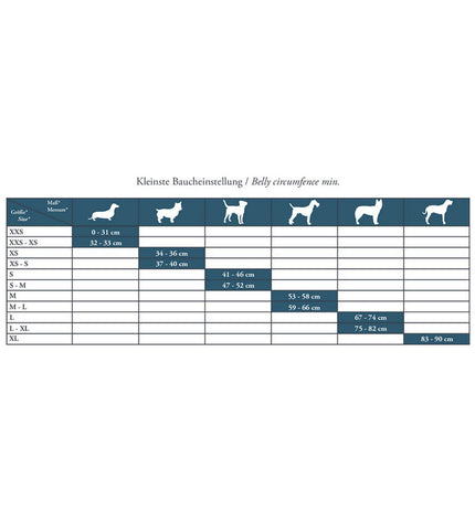 Hunter Hilo Comfort dog harness in turquoise, adjustable for medium dogs, with padded design and durable material.