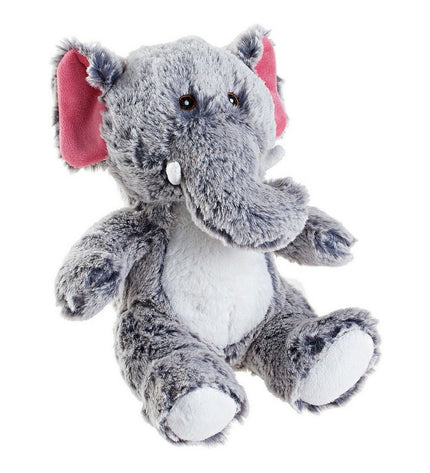 Hunter Faro grijze hondenspeelgoed olifant knuffel voor honden, gemaakt van polyester, geschikt voor honden die van knuffels houden