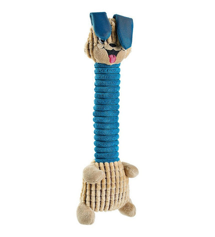 Hunter Granby turquoise interactive dog plush toy in the shape of a rabbit, designed for engaging play and mental stimulation for dogs.