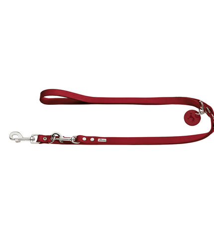 Hunter Rood adjustable 2m leather dog leash, sturdy and stylish for secure walking with your pet.