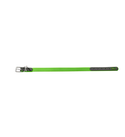 Green Hunter Convenience dog collar for medium-sized dogs, 47-55 cm, made of durable material with adjustable fit.