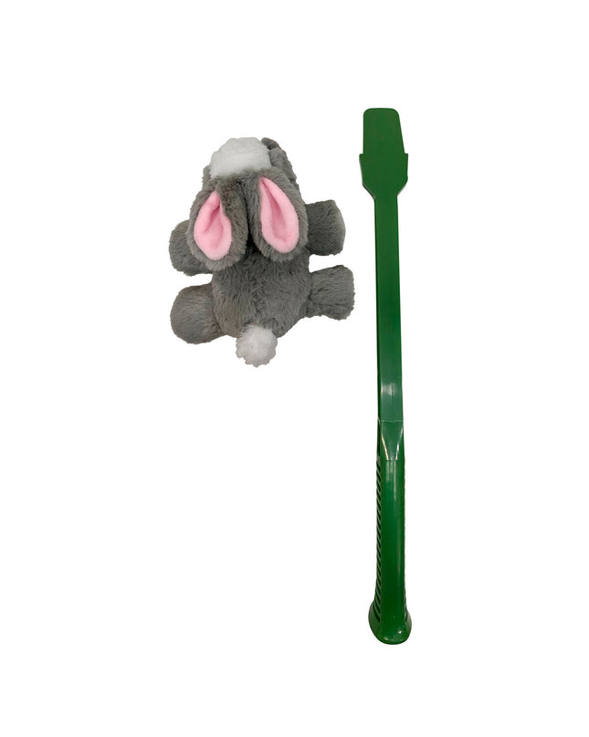 Hunter dog toy made of durable material with braided design, ideal for playful dogs and outdoor activities.