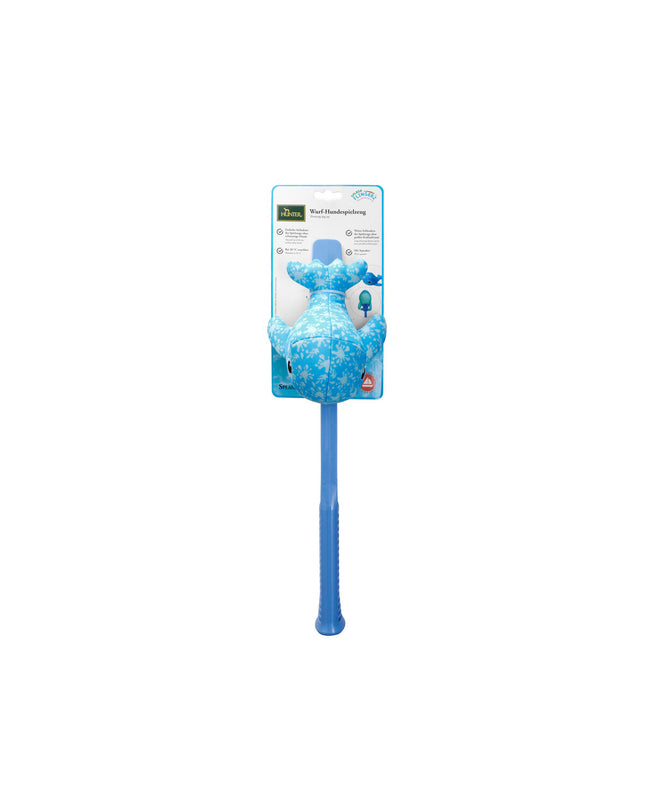 Hunter hondenspeelgoed with durable material, designed for dogs to chew and play, featuring a colorful, textured design.
