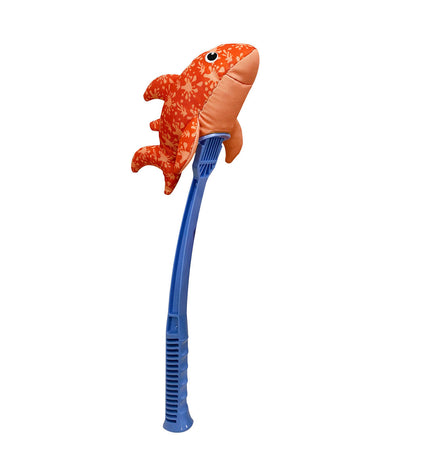 Hunter dog toy made of durable materials, designed for playful dogs, with a colorful and textured surface for chewing and fetching.