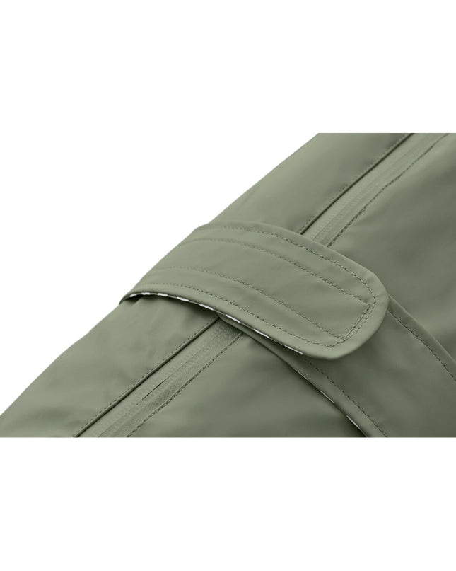 Hunter Groen Hondenjas voor honden van 40 cm, waterdichte en warme hondenjas met verstelbare riem en capuchon.