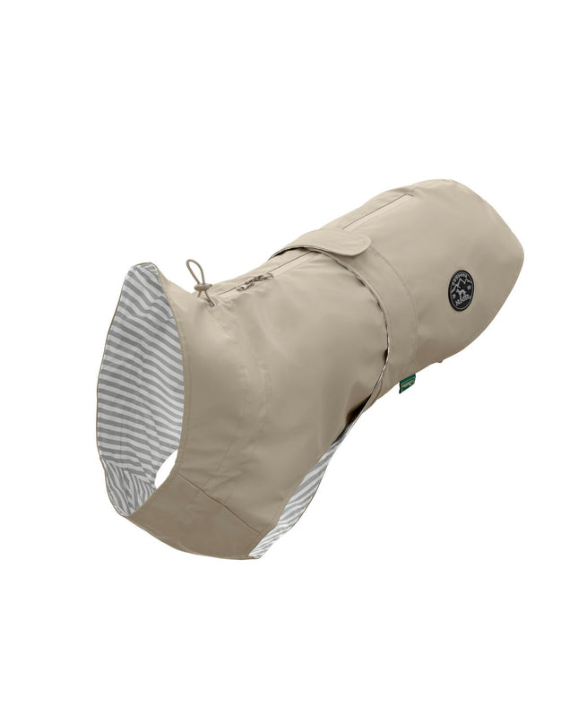 Hunter Milford beige dog jacket for small dogs, 50 cm, lightweight and warm, made of durable dog clothing material.