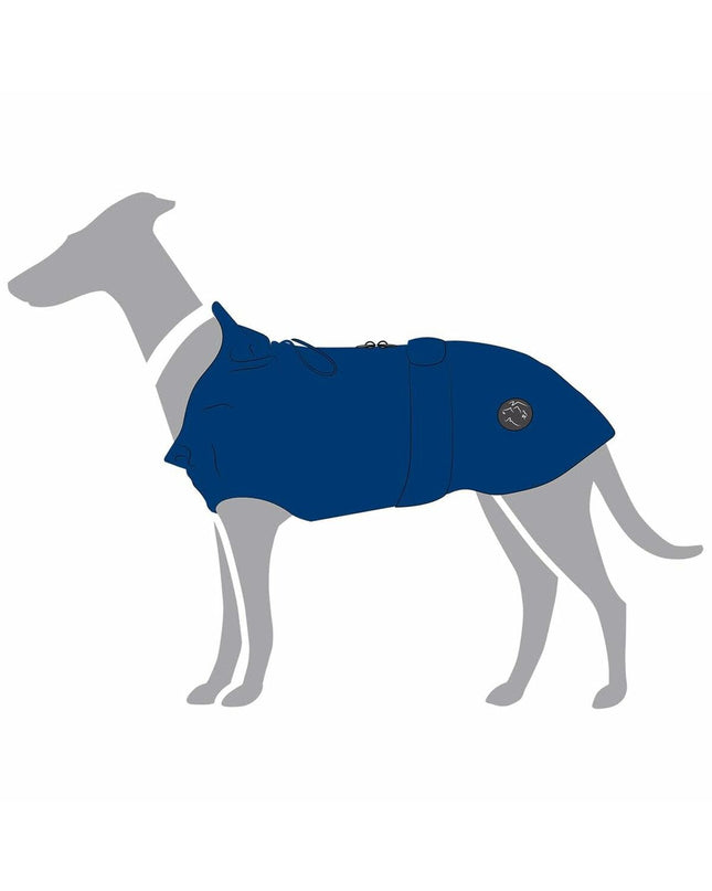 Yellow Hunter dog jacket for 45 cm-sized dogs, featuring a lightweight, weather-resistant design with adjustable straps.