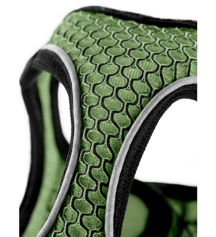 Hunter Comfort Groen dog harness for small to medium dogs, with adjustable straps and padded design.