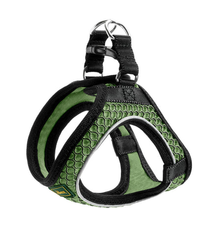 Hunter Comfort Groen dog harness for small breeds, adjustable, with padded straps, suitable for 42-48 cm neck size.