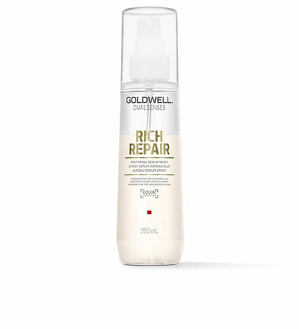 Goldwell DUALSENSES Rich Repair hair serum bottle, 150 ml, for nourishing and repairing damaged hair.