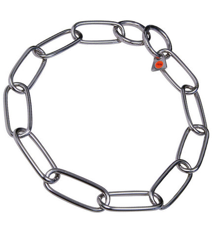 Hondenhalsband Hs Sprenger van 63 cm, zwart nylon hondenhalsband met metalen gesp, geschikt voor middelgrote tot grote honden