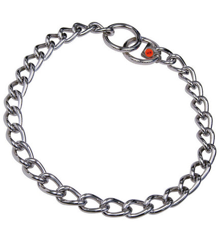 Durable Hs Sprenger dog collar in black, 80 cm length, made for dogs, featuring sturdy materials and adjustable fit.