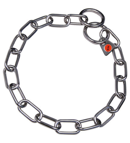 Hondenhalsband Hs Sprenger halflang 67 cm, durable dog collar with adjustable strap from Hs Sprenger, shown on a dog.