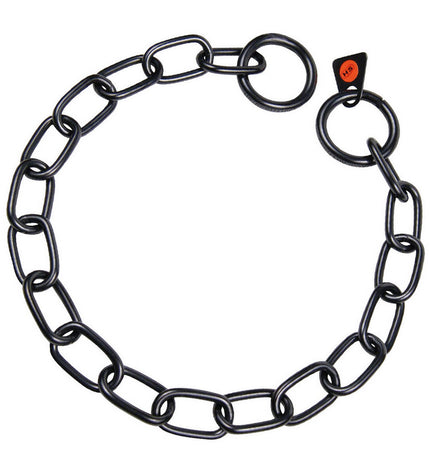 Hs Sprenger dog collar, 39 cm, halflong style, durable nylon material, designed for comfortable and secure fit on dogs.