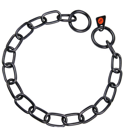 Hs Sprenger dog collar, halflong style, 44 cm, shown on a dog, made of durable material, for comfortable pet control