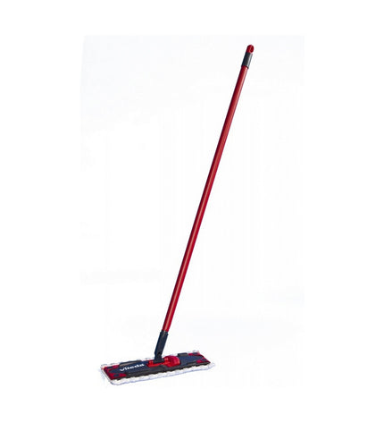 Vileda Ultramax Microfiber wringable mop with dual-compartment bucket for easy cleaning and efficient floor mopping.
