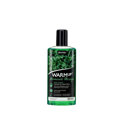 Joydivision massage oil with mint scent in 150 ml bottle, designed for health and personal care, wellness and relaxation.