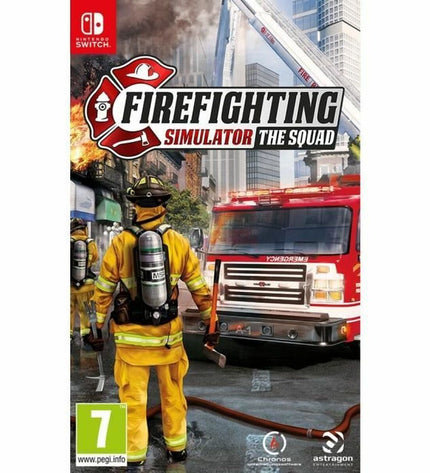 Astragon Firefighting Simulator: The Squad Nintendo Switch electronic plug-and-play game console with game cartridge.