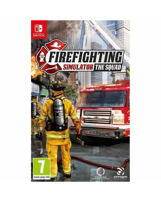 Astragon Firefighting Simulator: The Squad Nintendo Switch electronic plug-and-play game console with game cartridge.