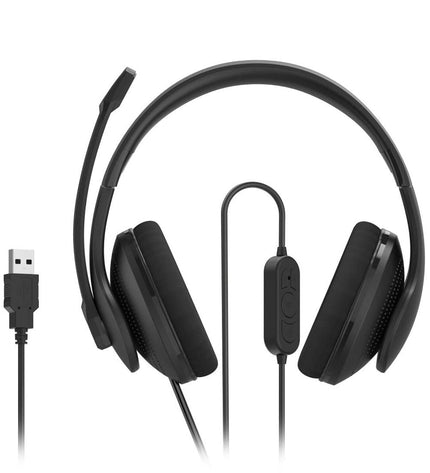 Hama Gaming Headset with microphone in black, designed for plug and play on game consoles, featuring comfortable ear cups.