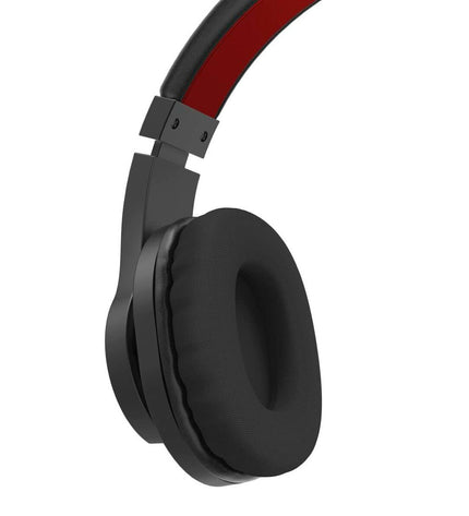 Hama black gaming headset with microphone, plug & play design for game consoles, over-ear style with adjustable headband.