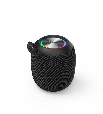 Black Hama 16W speakers for audio and hi-fi systems, showing compact design and connection ports.
