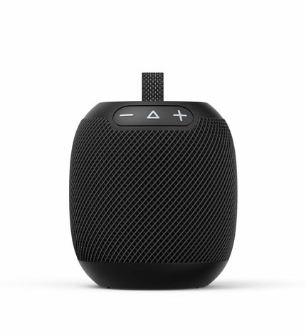 Hama 00188234 black 16W speakers for audio and hi-fi systems, compact electronic audio equipment with sleek design.