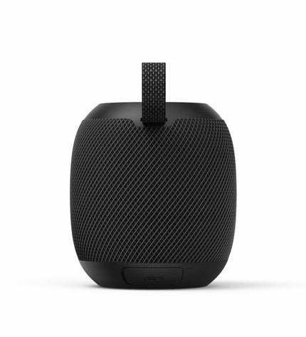 Hama black 16W speakers for audio and hi-fi systems, showing compact electronic speaker units with control buttons.