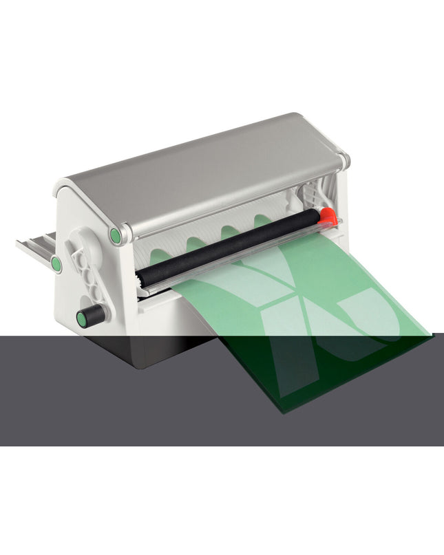 Xyron Lamineerapparaat, kantoor elektronica, compact lamination machine with white and blue design for office use