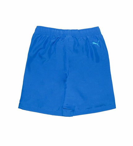 Blue Puma men's swim trunks for sport and outdoor watersports, featuring a comfortable fit and athletic design.