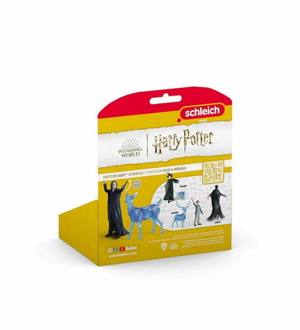 Schleich Snape action figure with his Patronus from Harry Potter, detailed toy for play and display.