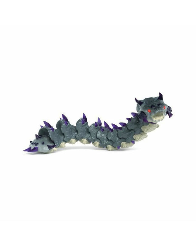 Schleich Dark Worm action figure from speelgoed en games, detailed plastic toy with segmented body and realistic features.