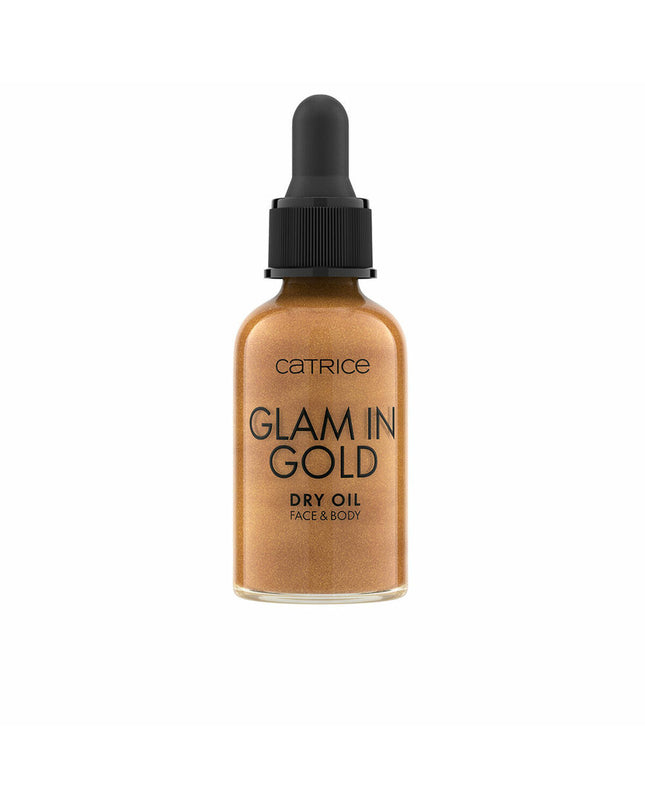 Catrice GLAM IN GOLD nutritional supplement bottle, 30 ml, health and personal care, vitamins and minerals.