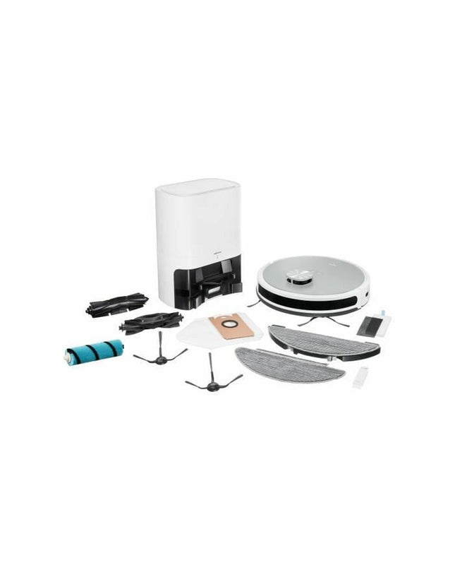 Medion Robot stofzuiger S7197691 op de vloer, met stofopvangbak van 600 ml, voor huis schoonmaken en onderhoud