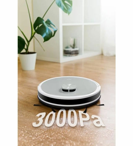 Medion Robot Stofzuiger with 600ml dustbin, designed for home cleaning and floor maintenance, in a sleek modern design