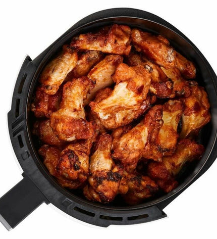 Black Medion deep fryer for home cooking, compact electric kitchen appliance with digital controls and non-stick basket.