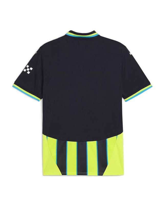 Puma Manchester City 24/25 replica men's short-sleeve football T-shirt, sport and outdoor apparel, blue with team logo.