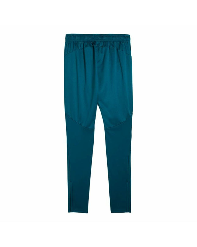 Puma Olympique de Marseille adult football training pants, black sport pants for men, designed for outdoor soccer training