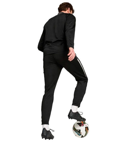 Black Puma adult training tracksuit for football, featuring the Individualliga design, suitable for sport and outdoor activities.