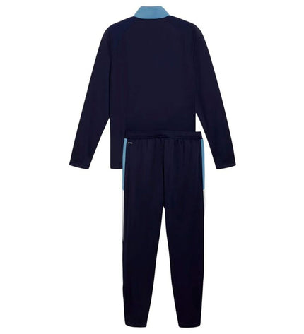 Marine blue Puma Individualliga Track training suit for adults, designed for sport and outdoor football activities.