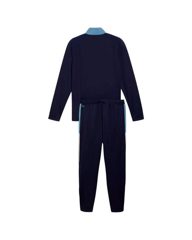 Marine blue Puma Individualliga Track training suit for adults, designed for sport and outdoor football activities.