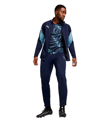 Marine blue Puma Individualliga Track training suit for adults, designed for sport and outdoor activities, featuring comfortable fit.
