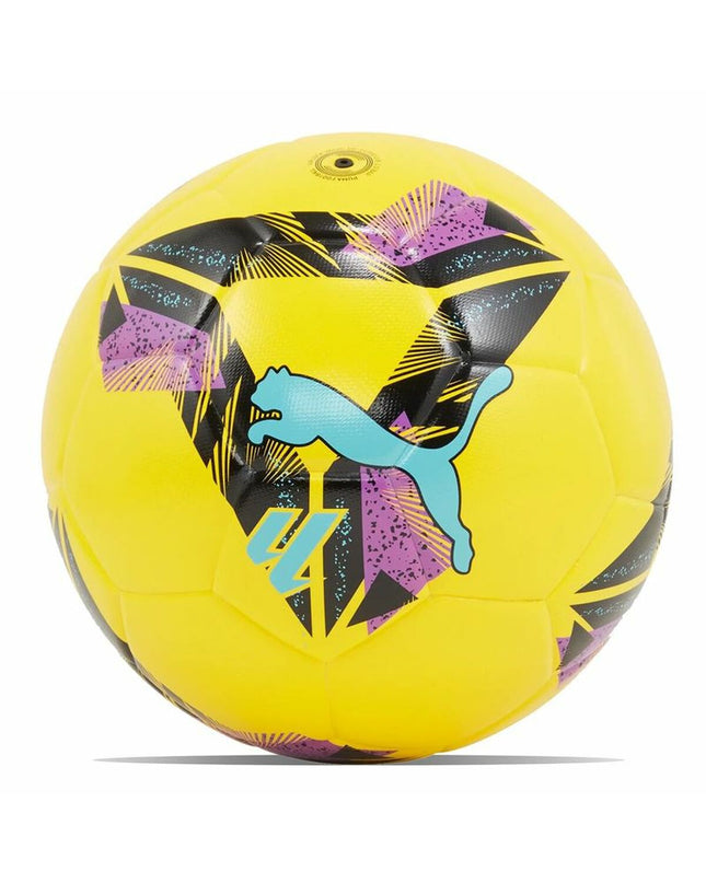 Yellow Puma Orbita Laliga 1 football for size 5, designed for sport and outdoor play.