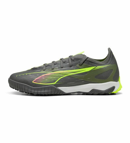 Adult Puma Ultra 5 Match football cleats with lightweight design and textured surface for optimal grip on outdoor sports fields.