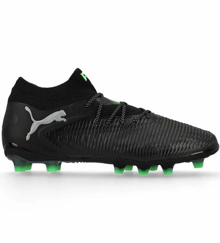 Puma Future 8 Ultimate AG adult football soccer cleats for outdoor sport, featuring lightweight design and grip soles.