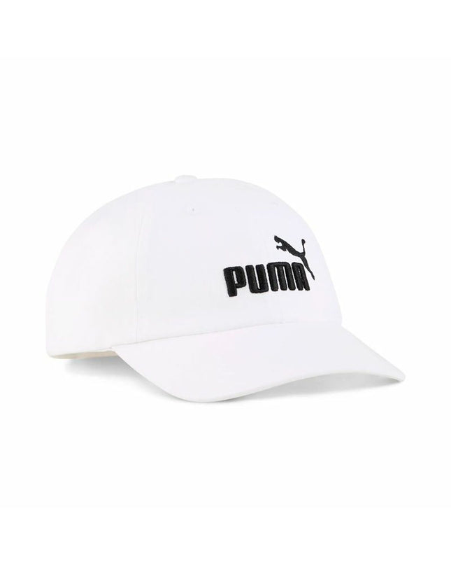 Puma Kinderpet Puma Essentials white outdoor and camping sport shoes with breathable mesh and sturdy sole.
