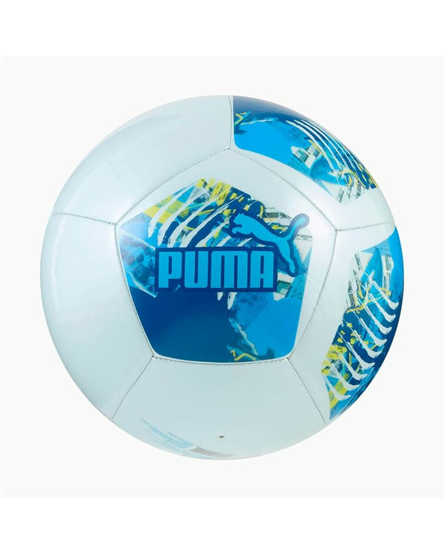 Blue Puma Manchester City Ftblnrgy soccer ball size 5, designed for sport and outdoor play.